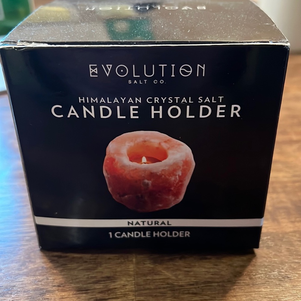 Himalayan Crystal Salt Candle Holder